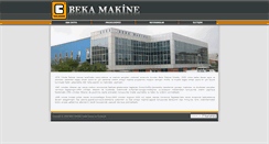 Desktop Screenshot of bekamakine.com